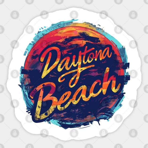 Daytona Beach Florida Sticker by VelvetRoom